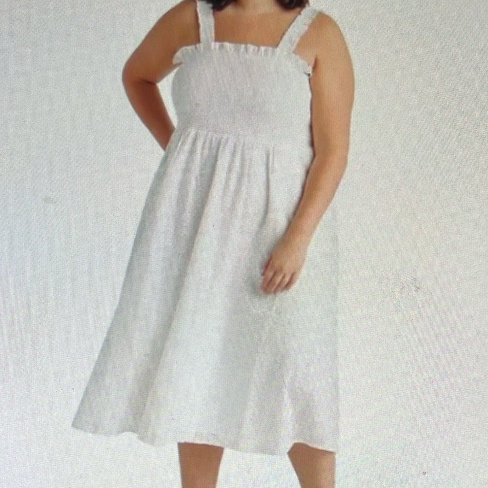 Black Tape White Eyelet Sundress XL